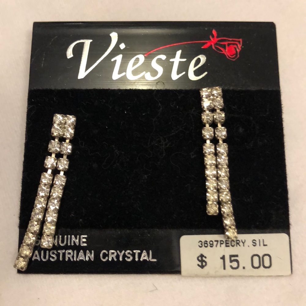 Silver earring formal earrings